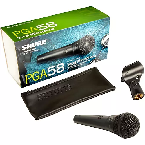 Shure PGA58 Cardioid Dynamic Vocal Microphone - musicians--Friend