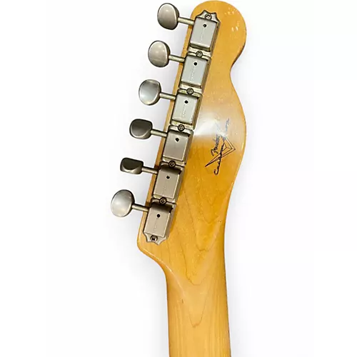 Used 2017 Fender CUSTOM SHOP 1963 TELECASTER RELIC LH Dakota Red Electric Guitar Dakota Red - musicians--Friend