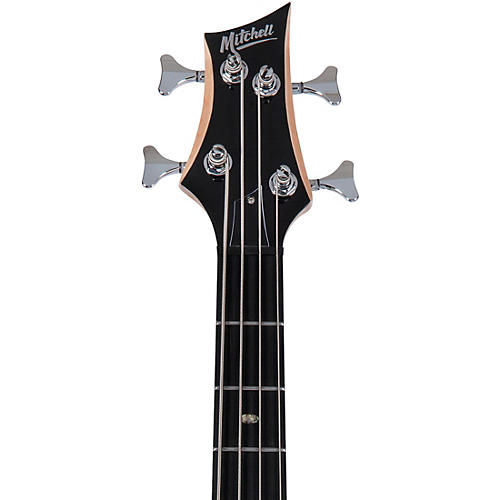 Mitchell MB100 Short-Scale Solidbody Electric Bass Guitar Charcoal Satin - musicians--Friend