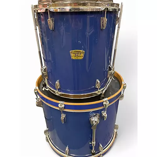 Used Yamaha 4 Piece YD Series Blue Drum Kit Blue - musicians--Friend