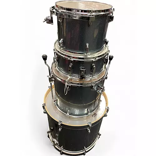 Used TAMA 4 Piece Superstar CLASSIC Ice Blue Metallic Drum Kit Ice Blue Metallic - musicians--Friend