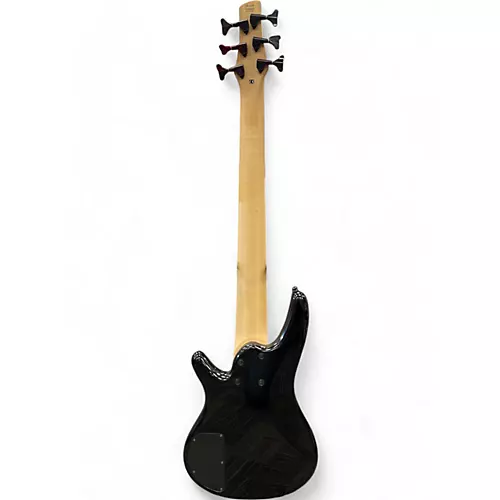 Used Ibanez SR406 Black Electric Bass Guitar Black - musicians--Friend