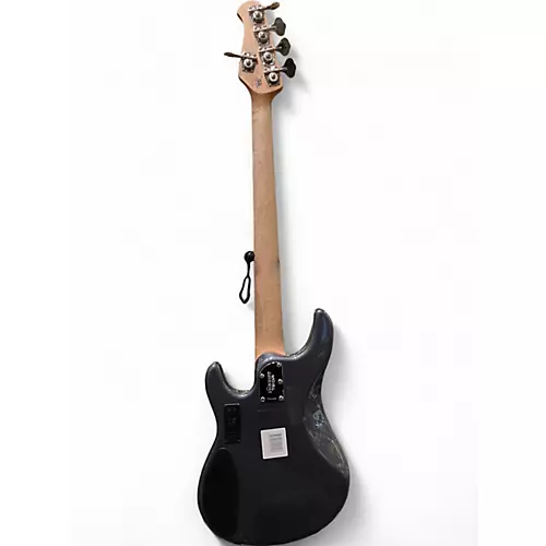 Used Ernie Ball Music Man Sterling 5 String fretless Metallic Gray Electric Bass Guitar Metallic Gray - musicians--Friend
