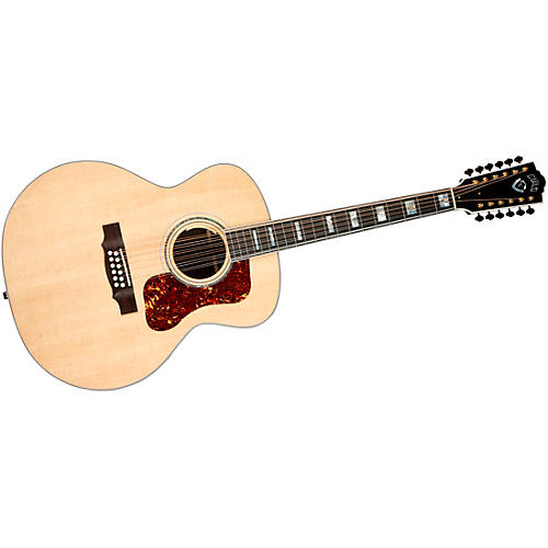 Guild F-512E Jumbo Acoustic-Electric Guitar Antique Burst - musicians--Friend