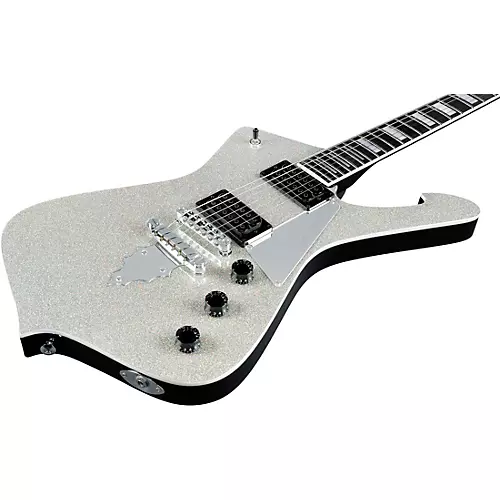 Ibanez PS60 Paul Stanley Signature Electric Guitar Silver Sparkle - musicians--Friend