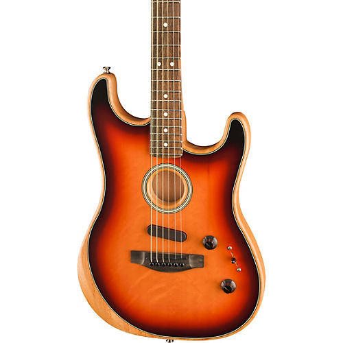 Fender American Acoustasonic Stratocaster Acoustic-Electric Guitar Natural - musicians--Friend
