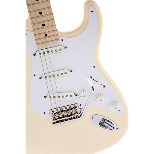 Fender Artist Series Eric Clapton Stratocaster Electric Guitar Olympic White - musicians--Friend