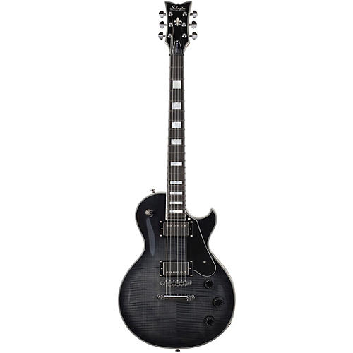 Schecter Guitar Research Solo-II Custom Electric Guitar Transparent Black Burst - musicians--Friend