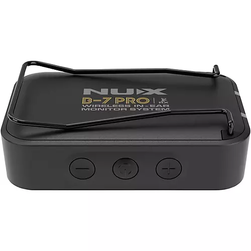 NUX B-7 Pro Professional 2.4GHz In Ear Monitoring Wireless System W/Clamp Black - musicians--Friend