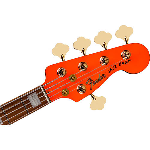 Fender MonoNeon Jazz Bass V Fluorescent Yellow - musicians--Friend