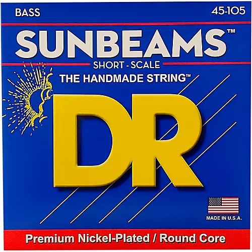 DR Strings Sunbeams SNMR-45 Medium Short Scale 4 String Bass Strings - musicians--Friend