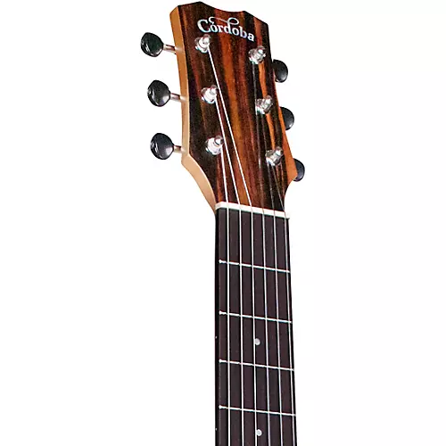 Cordoba Mini II EB-CE Mini Acoustic-Electric Guitar Natural - musicians--Friend