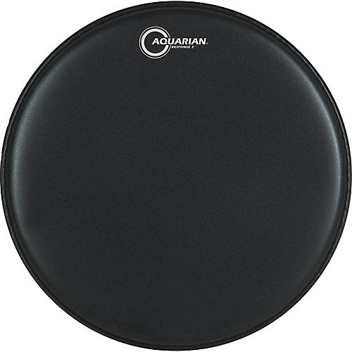 Aquarian Response 2 Drum Head (Black) 18 in. - musicians--Friend