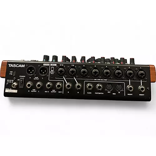 Used TASCAM Model 12 Powered Mixer - musicians--Friend