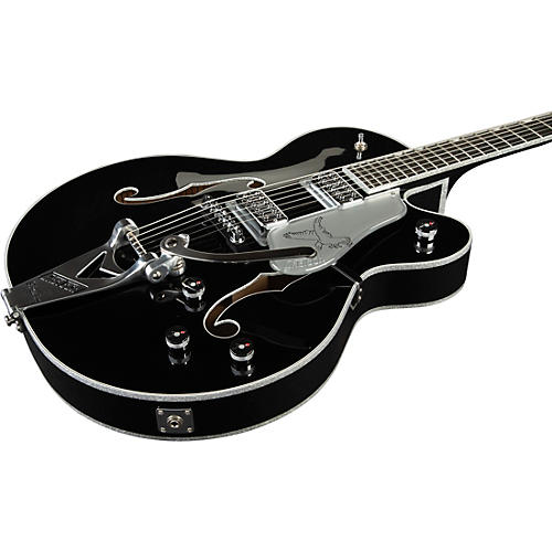 Gretsch Guitars Falcon Hollow Body with String-Thru Bigsby Electric Guitar Cerulean Smoke - musicians--Friend