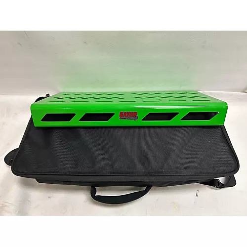 Used Gator Green Aluminum Pedalboard Pedal Board - musicians--Friend