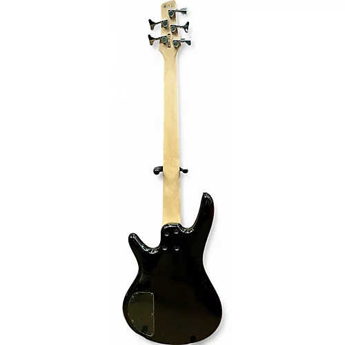 Used Ibanez GSR105EX 5 String Black Electric Bass Guitar Black - musicians--Friend