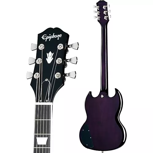 Epiphone SG Modern Figured Electric Guitar Purple Burst - musicians--Friend