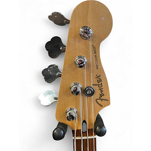 Used Fender Player Precision Bass White Electric Bass Guitar White - musicians--Friend
