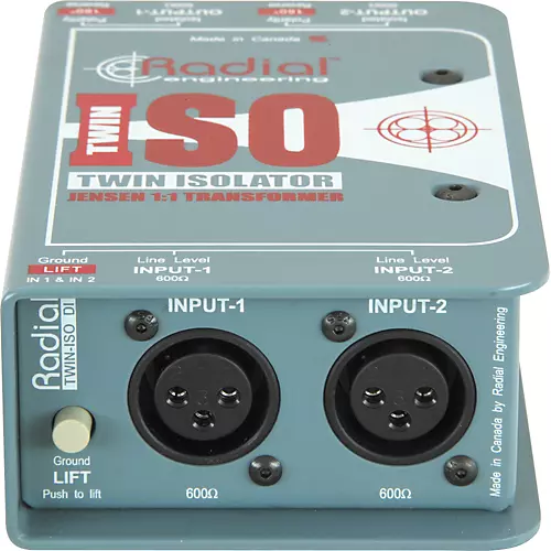 Radial Engineering TWIN ISO Passive Line-Level Isolator - musicians--Friend