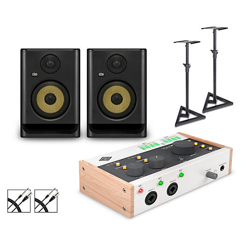 Universal Audio Volt 476 with KRK ROKIT G5 Studio Monitor Pair (Stands & Cables Included) ROKIT 5 - musicians--Friend