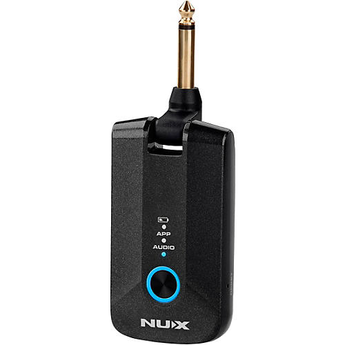NUX Mighty Plug Pro Guitar & Bass Modeling Headphone Amp With Bluetooth Black - musicians--Friend