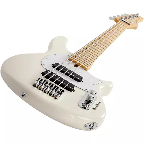 Schecter Guitar Research CV-5 Bass 5-String Electric Bass Guitar Ivory - musicians--Friend