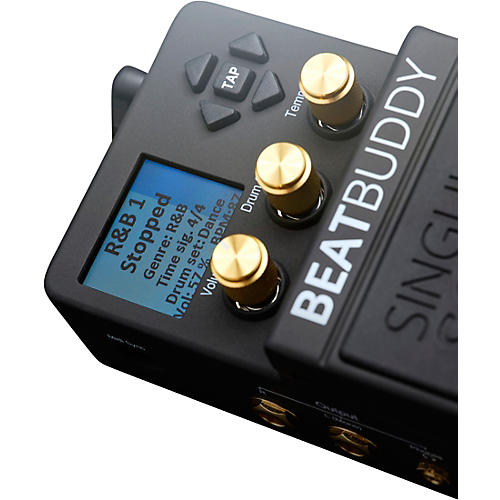 Singular Sound BeatBuddy 10th Anniversary Limited Edition Footpedal Drum Machine Black - musicians--Friend