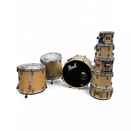 Used Pearl 8 Piece MASTERS STUDIO Maple Drum Kit Maple - musicians--Friend