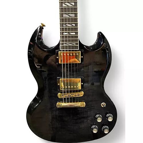 Used Gibson SG Supreme Ebony Solid Body Electric Guitar Ebony - musicians--Friend