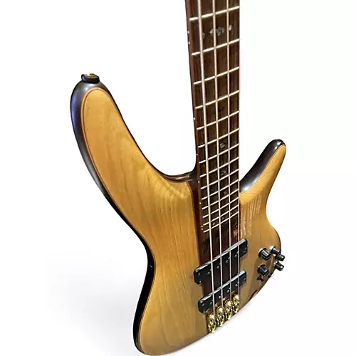 Used Ibanez SR1300 Natural Electric Bass Guitar Natural - musicians--Friend