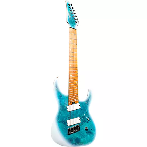 Legator N7FOD Ninja Overdrive 7-String Multi-Scale Electric Guitar Arctic - musicians--Friend