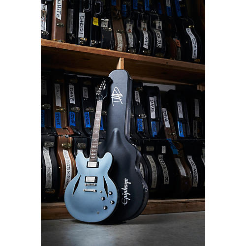 Epiphone Dave Grohl DG-335 Semi-Hollow Electric Guitar Pelham Blue - musicians--Friend