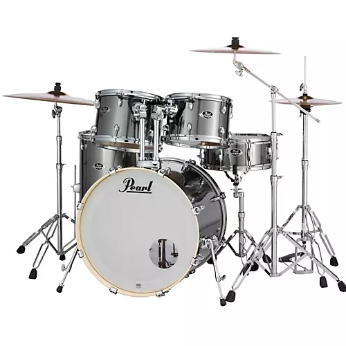 Pearl Export Standard 5-Piece Drum Set with Hardware Jet Black - musicians--Friend