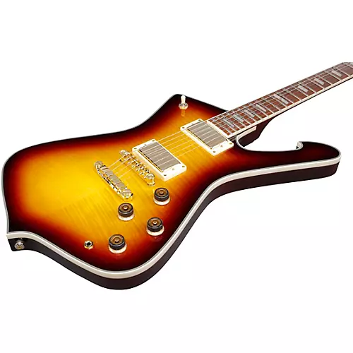 Ibanez Iceman Flamed Maple Electric Guitar Violin Sunburst - musicians--Friend