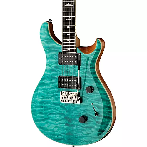 PRS SE Custom 24 Quilted Carved Top With Ebony Fingerboard Electric Guitar Violet - musicians--Friend