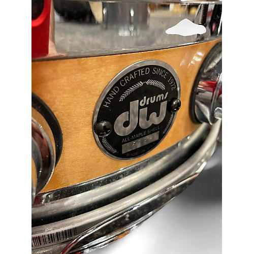 Used DW 3.5X14 Collector's Edge Series Finish Ply Snare Drum Natural Natural 106 - musicians--Friend