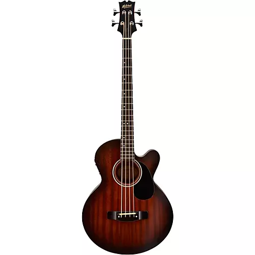 Mitchell T239B-CE-BST Terra Acoustic-Electric Bass Guitar Edge Burst - musicians--Friend