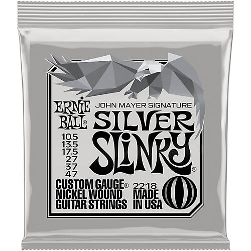 Ernie Ball John Mayer Silver Slinky Nickel Wound Electric Guitar Strings 10.5 - 47 - musicians--Friend