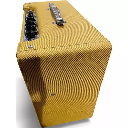 Used Fender Blues Junior Tweed Relic Tube Guitar Combo Amp - musicians--Friend