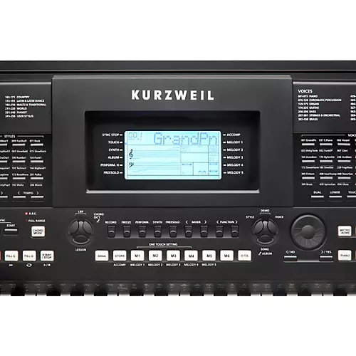 Kurzweil Home KP300X 76-Key Portable Arranger Keyboard Black - musicians--Friend
