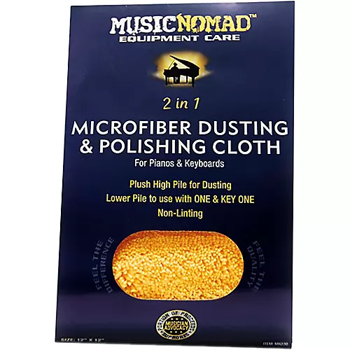 Music Nomad Microfiber Dusting & Polishing Cloth - Pianos & Keyboards - musicians--Friend
