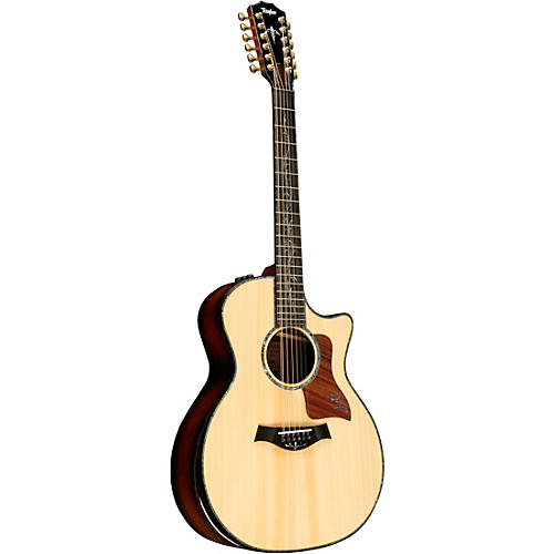 Taylor PS54ce 12-String Grand Auditorium Acoustic Electric Guitar Shaded Edge Burst - musicians--Friend