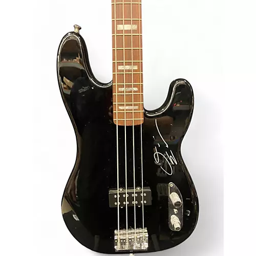 Used Fender Big Block Precision Bass Black Electric Bass Guitar Black - musicians--Friend