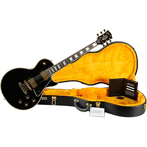 Gibson Custom 1968 Les Paul Custom Reissue Electric Guitar Ebony - musicians--Friend