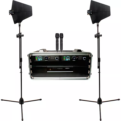 VocoPro BENCHMARK-DUAL-HH 2-Channel True Diversity Handheld Microphone System 902-927.2mHz - musicians--Friend