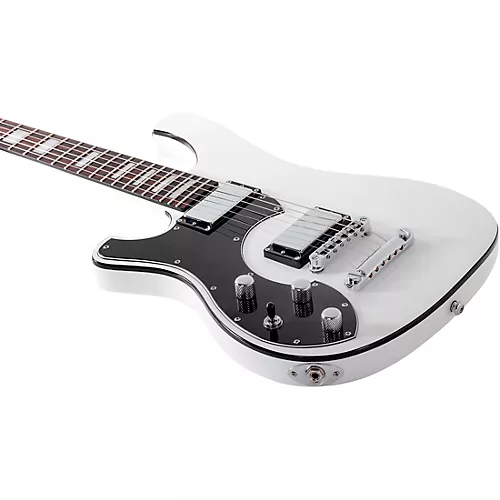 Schecter Guitar Research Stargazer-6 Left Handed Electric Guitar Gloss White - musicians--Friend