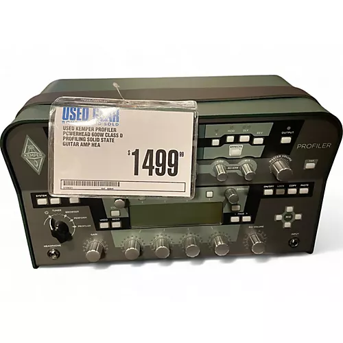 Used Kemper Profiler PowerHead 600W Class D Profiling Solid State Guitar Amp Head - musicians--Friend