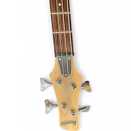 Used Ibanez SR400 Black Electric Bass Guitar Black - musicians--Friend