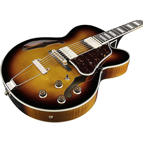 Ibanez Artcore Expressionist AF95FM Electric Guitar Antique Yellow Sunburst - musicians--Friend